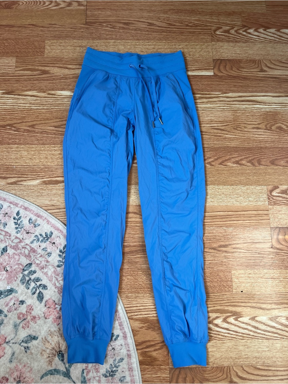 Women’s Bright Blue Jogger Sweatpants with Drawstring